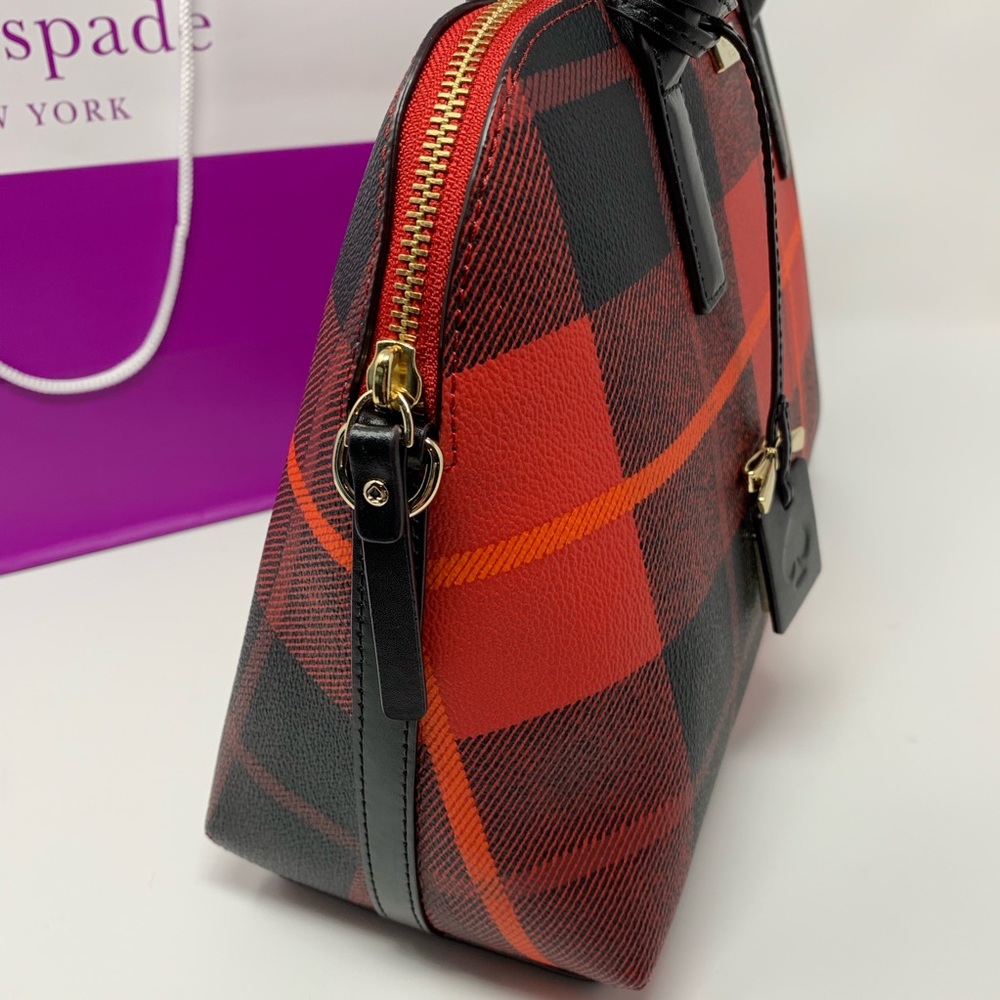 ➕Kate spade small rachelle bright water plaid - Picture 3 of 6